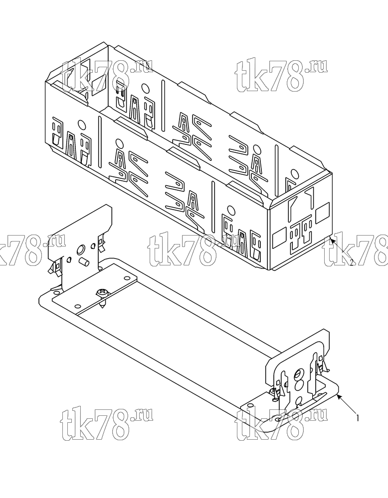 Каталог запчастей для Thermo King SR-50C 1000 & 1004 KIT FRAME REDUCTION ClimaAIRE I D (702861)