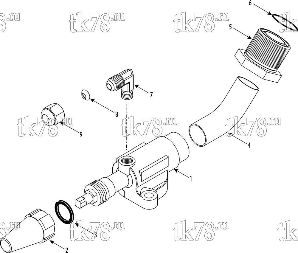 Каталог запчастей для Thermo King T15-M4 VALVE ASSEMBLY - SUCTION