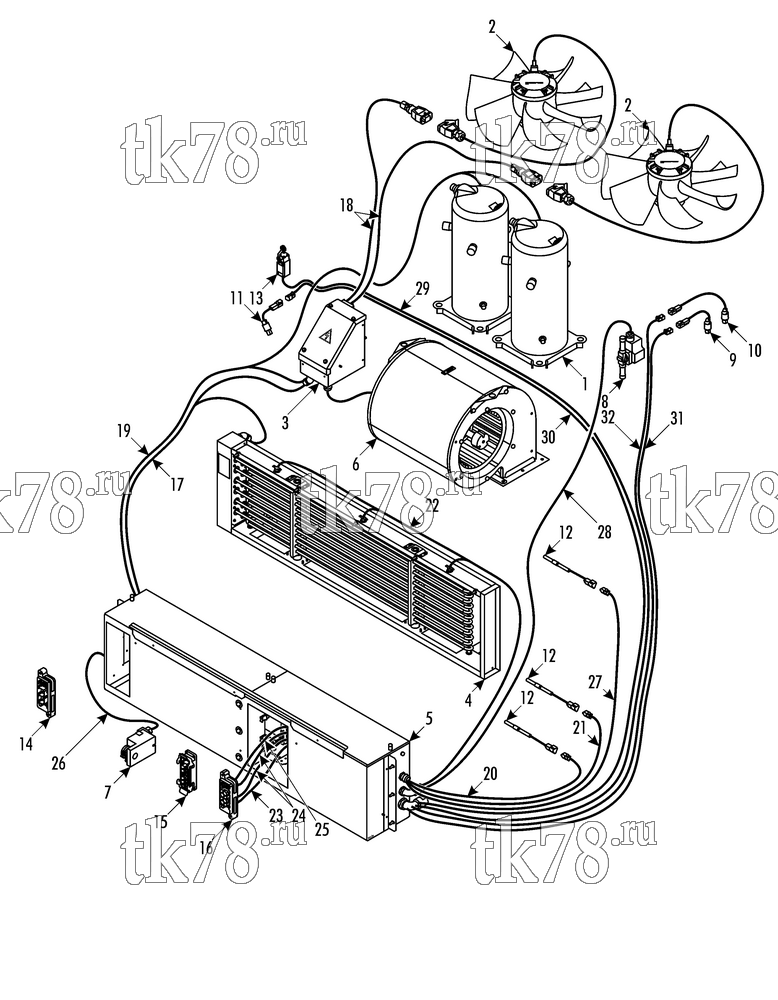 Каталог запчастей для Thermo King  ELECTRICAL COMPONENTS