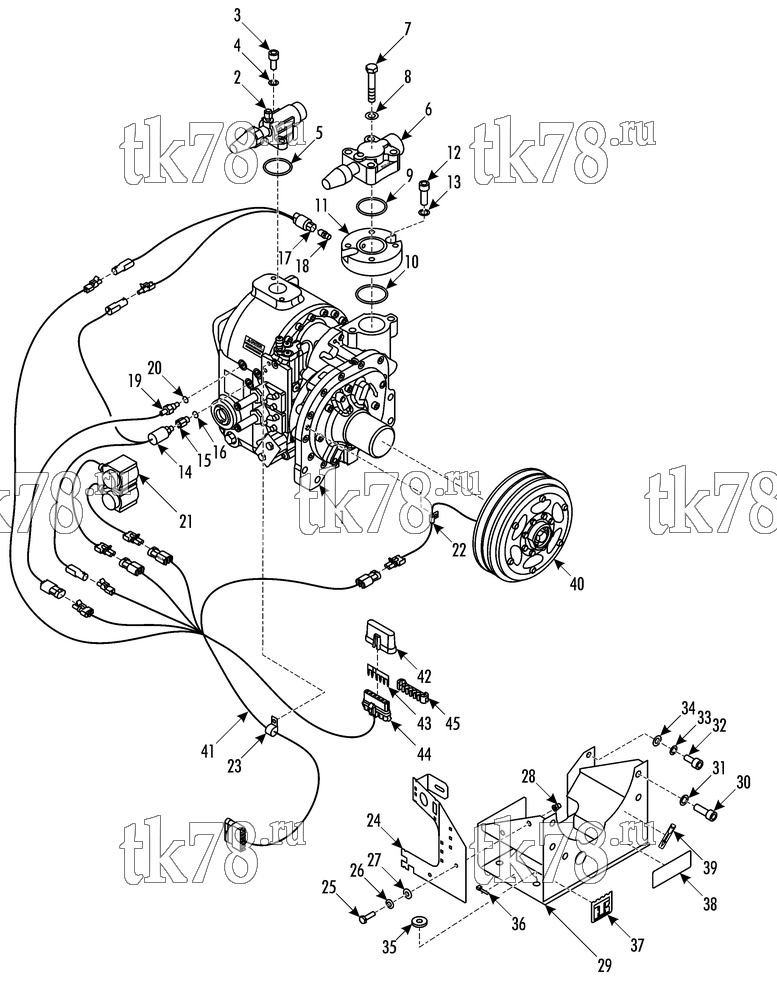 Каталог запчастей для Thermo King TDD GO TRANSIT COMPRESSOR GROUP