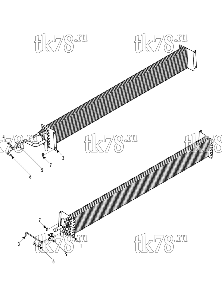 Каталог запчастей для Thermo King  EVAPORATOR COIL