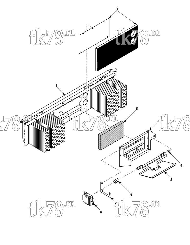 Каталог запчастей для Thermo King SR-50C 1000 & 1004 FRESH AIR DAMPER