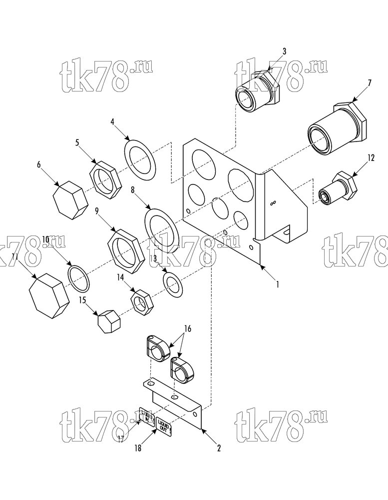 Каталог запчастей для Thermo King TDD GO TRANSIT INLET/OUTLET MODULE