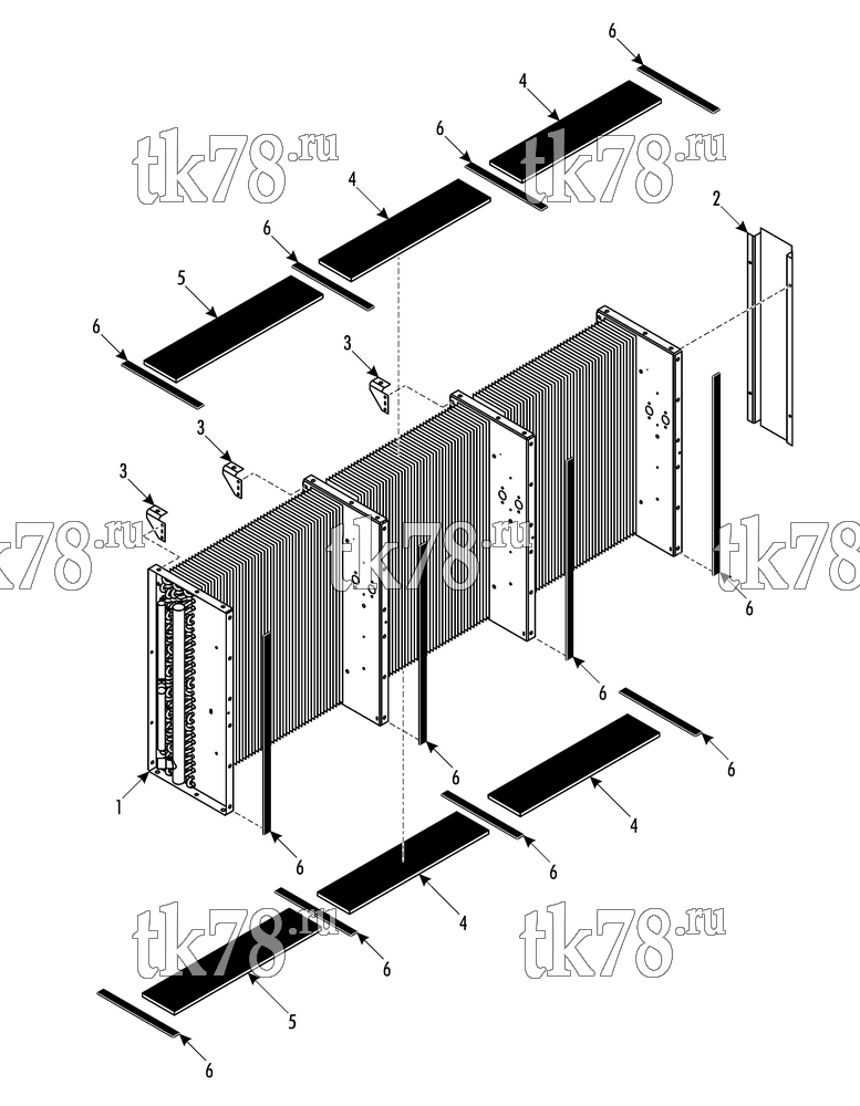 Каталог запчастей для Thermo King TDD GO TRANSIT CONDENSER ASSEMBLY