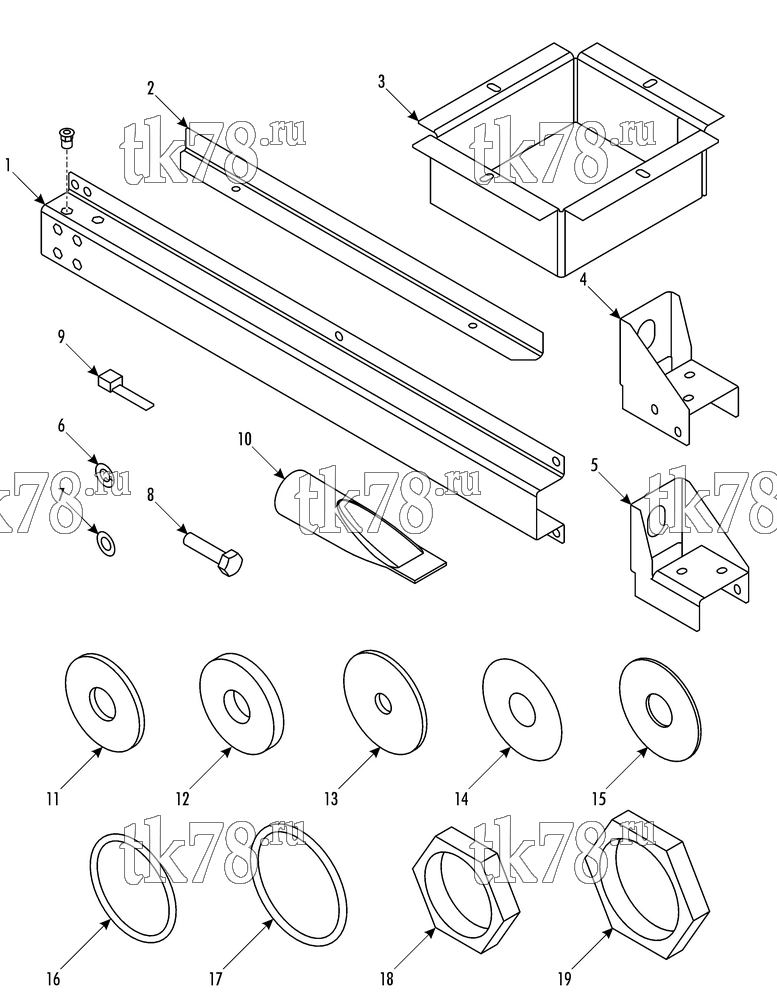 Каталог запчастей для Thermo King TDD GO TRANSIT INSTALLATION COMPONENTS