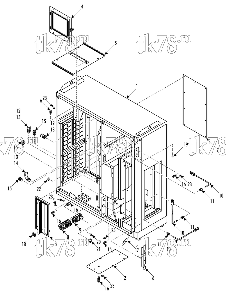 Каталог запчастей для Thermo King LOCO PH37 FRAME