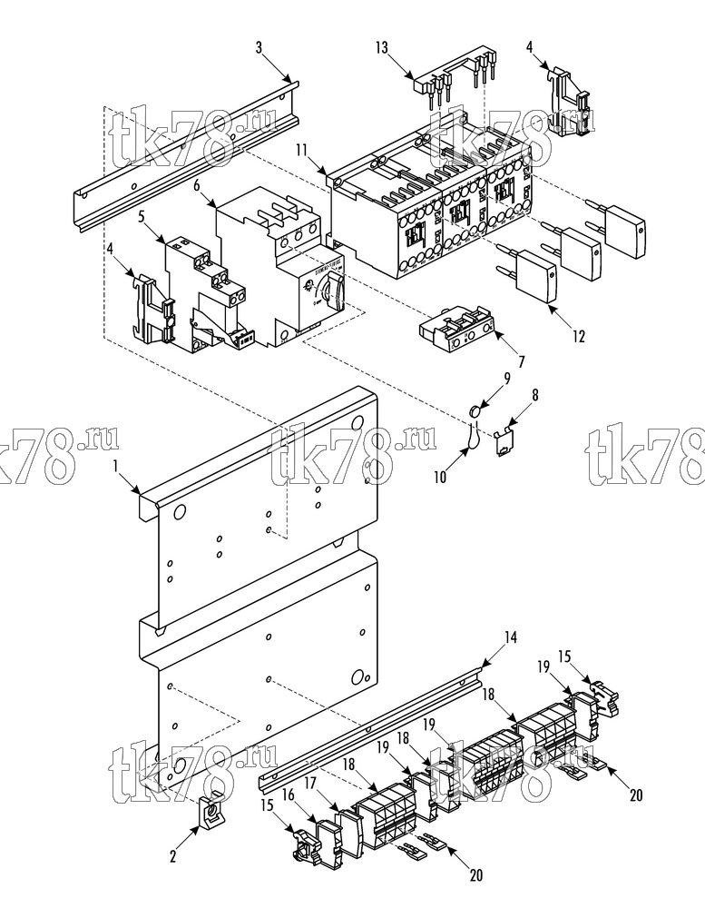 Каталог запчастей для Thermo King LOCO PH37 SUBPANEL
