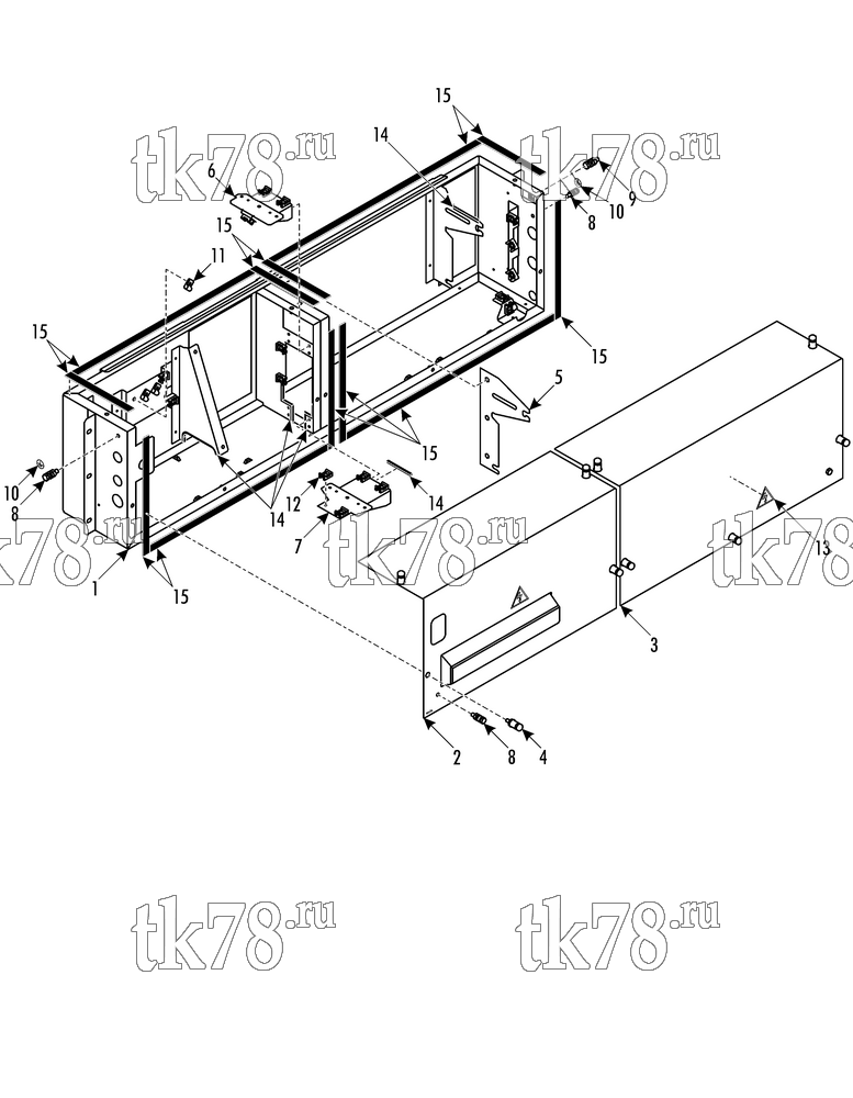 Каталог запчастей для Thermo King LRC 35 MKII AUBAGNE ELECTRO BOX PANELS