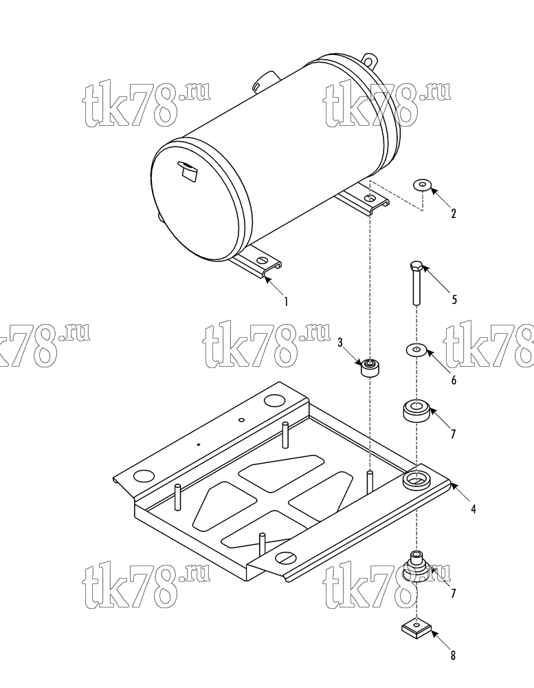 Каталог запчастей для Thermo King ATHENIA E800 TROLLEYBUS HESS COMPRESSOR ASSEMBLY