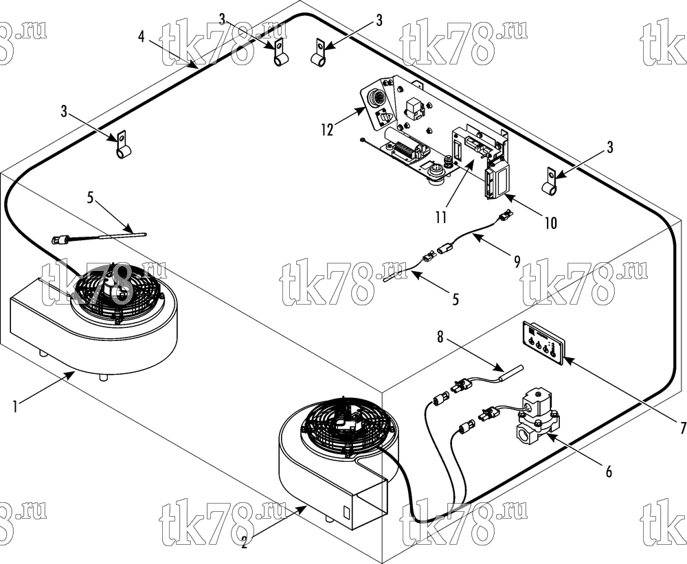 Каталог запчастей для Thermo King  ELECTRICAL COMPONENTS
