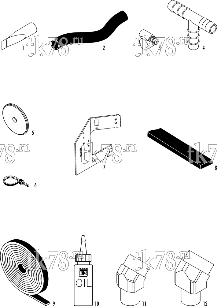Каталог запчастей для Thermo King  INSTALLATION COMPONENTS
