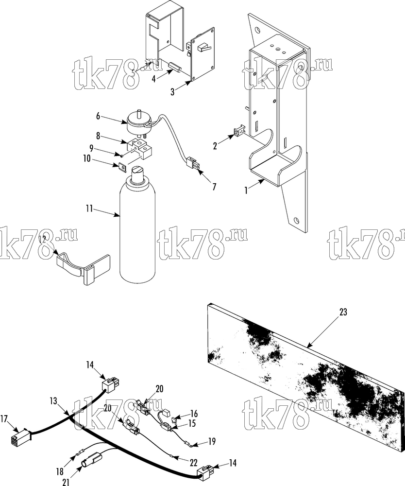 Каталог запчастей для Thermo King  ENVIROFRESH OPTION T14 (008983)