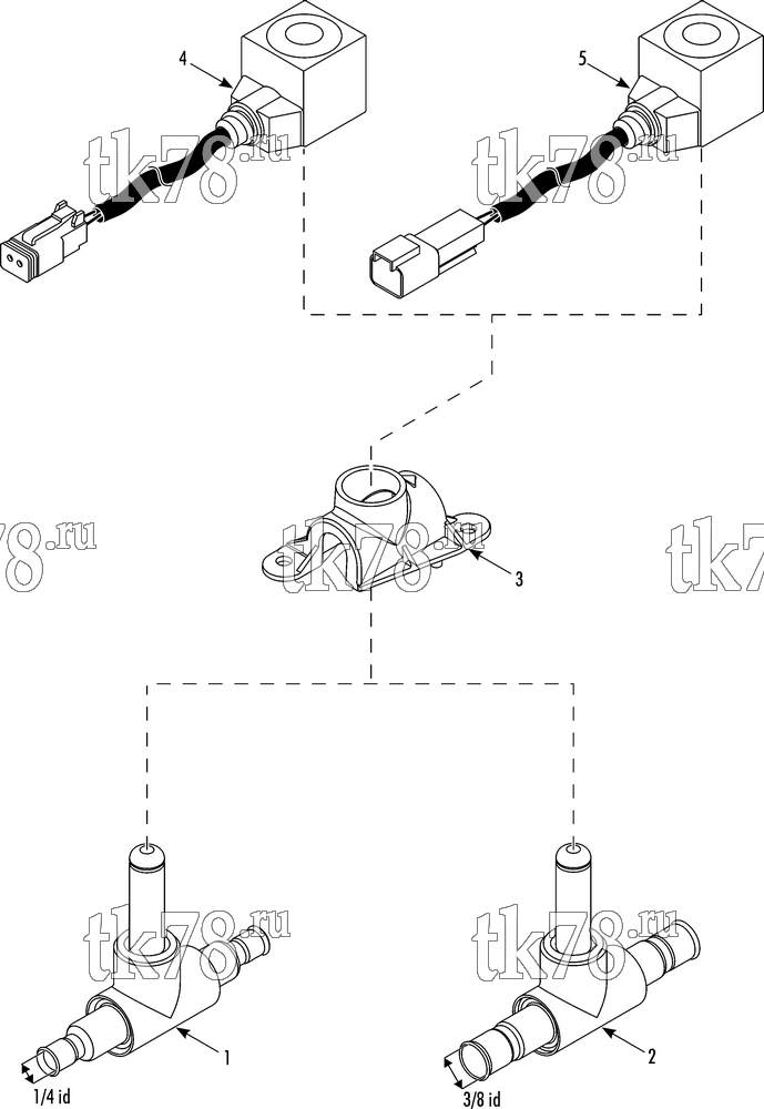 Каталог запчастей для Thermo King V-100 Series DSR SOLENOID VALVE