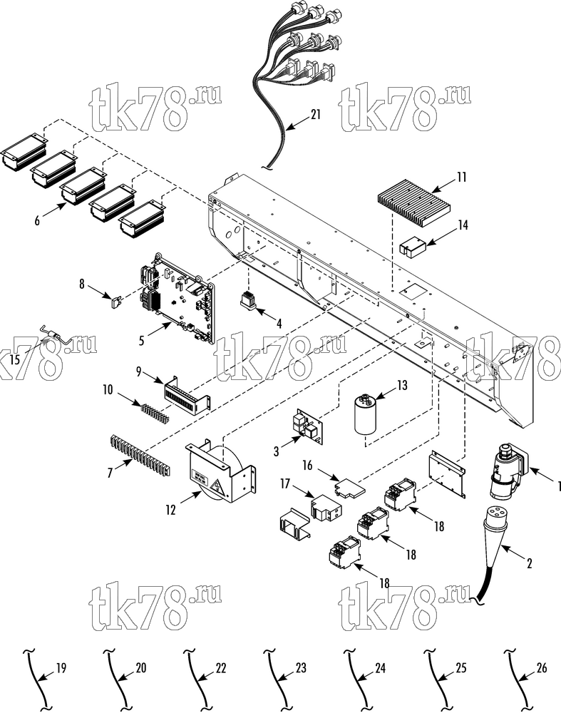 Каталог запчастей для Thermo King CT-10 & CT-15 SR-3 CONTROL BOX CT-10