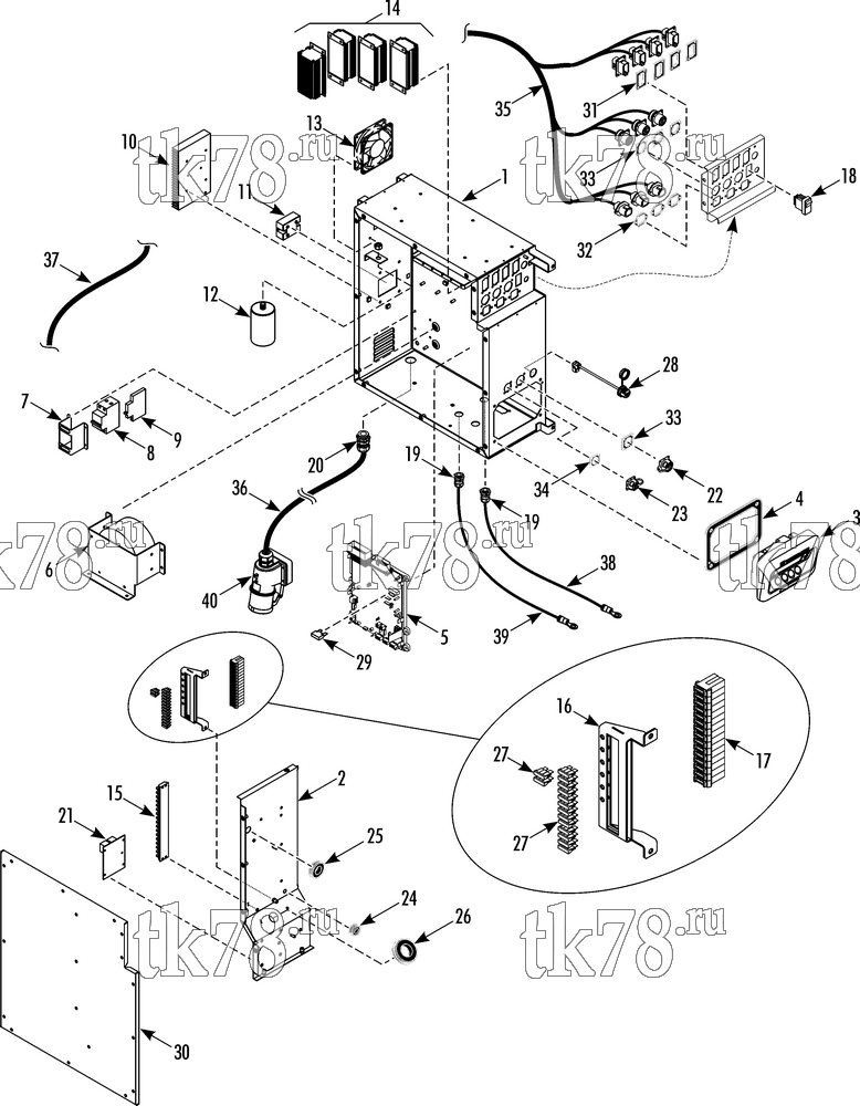 Каталог запчастей для Thermo King CT-10 & CT-15 SR-3 CONTROL BOX CT-15