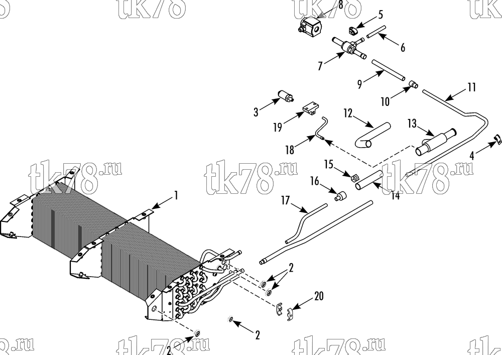 Каталог запчастей для Thermo King CT-10 & CT-15 SR-3 REFRIGERATION COMPONENTS (S-2)