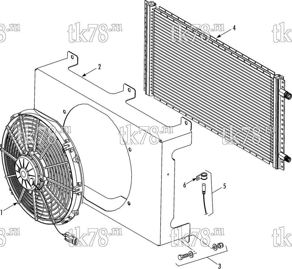 Каталог запчастей для Thermo King TriPac EVOLUTION CONDENSER GROUP