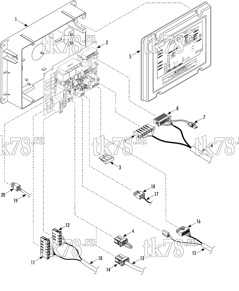 Каталог запчастей для Thermo King TriPac EVOLUTION CONTROL BOX