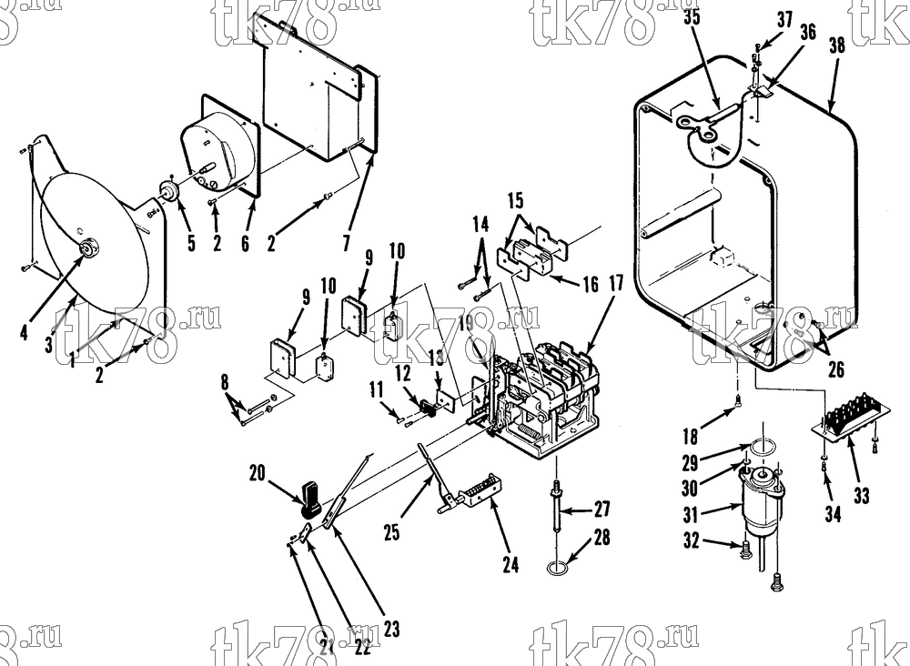 Каталог запчастей для Thermo King Recording Themostat & Thermometer THERMOSTAT ASSEMBLY - 31 DAY