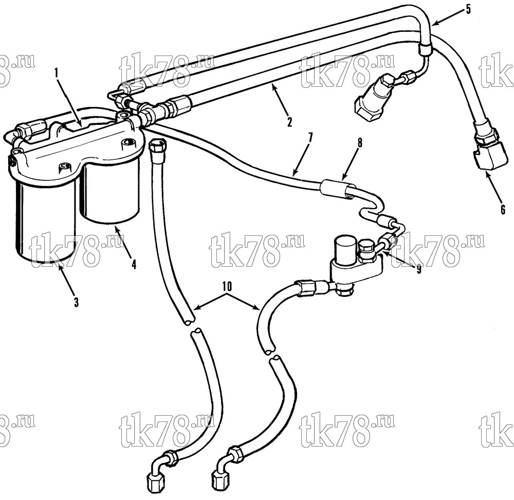 Каталог запчастей для Thermo King  FUEL FILTERS & HOSES