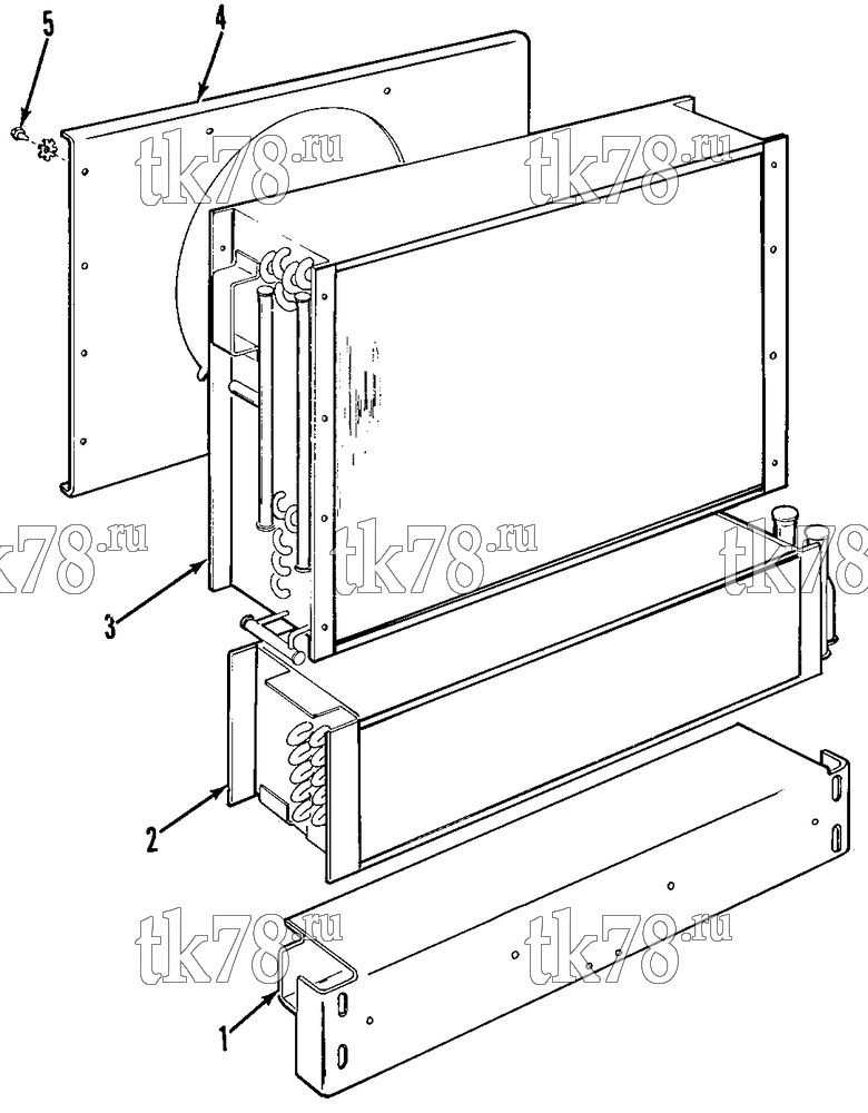 Каталог запчастей для Thermo King  RADIATOR & CONDENSER COIL GROUP