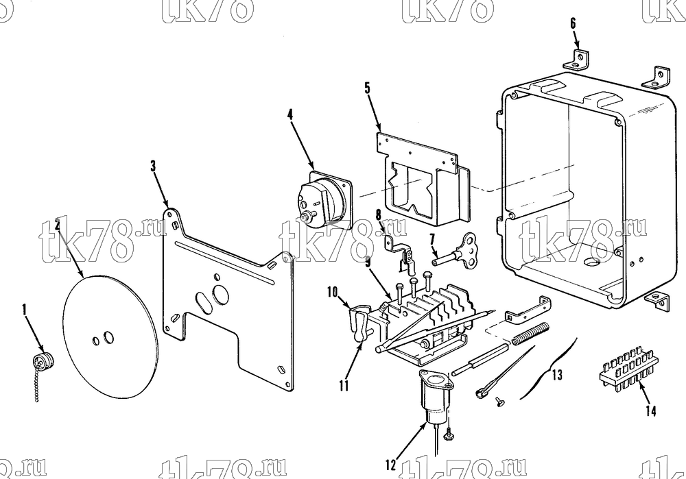 Каталог запчастей для Thermo King Recording Themostat & Thermometer THERMOSTAT ASSEMBLY - 31 DAY