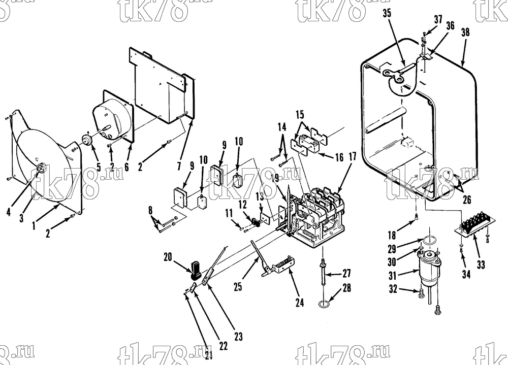 Каталог запчастей для Thermo King Recording Themostat & Thermometer THERMOSTAT ASSEMBLY - 14 DAY