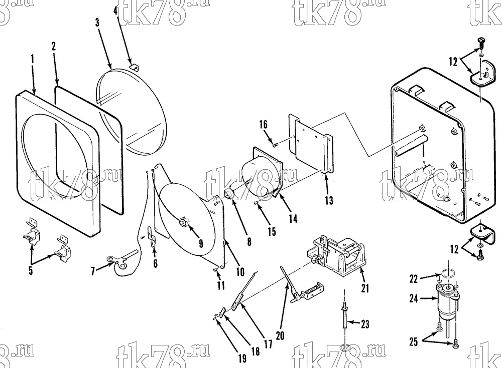 Каталог запчастей для Thermo King Recording Themostat & Thermometer RECORDING THERMOMETER ASSEMBLY - 14 DAY