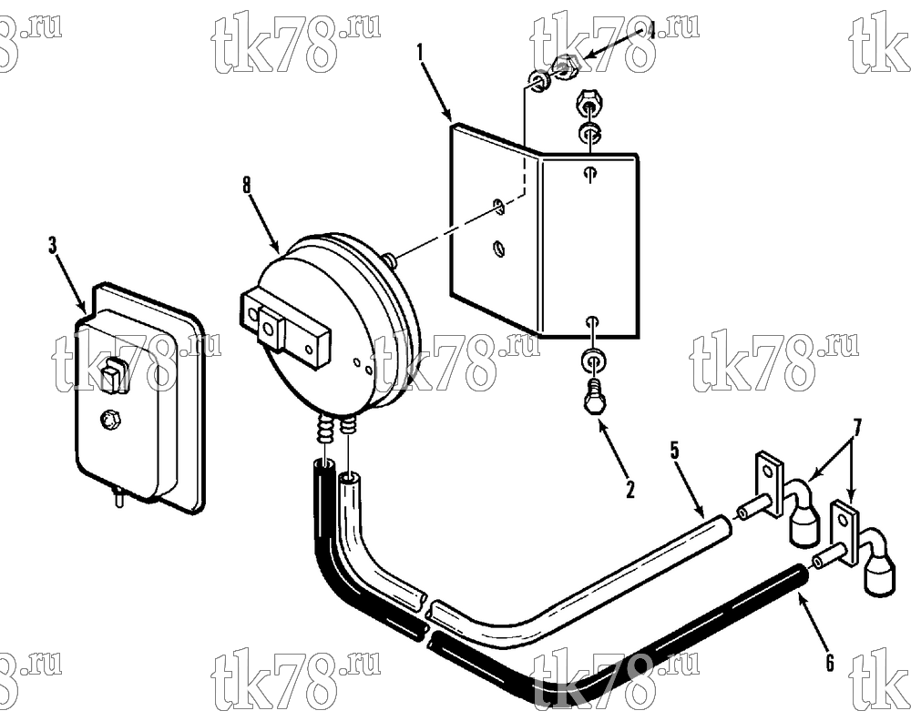 Каталог запчастей для Thermo King  AIR PRESSURE DIFFERENTIAL SWITCH