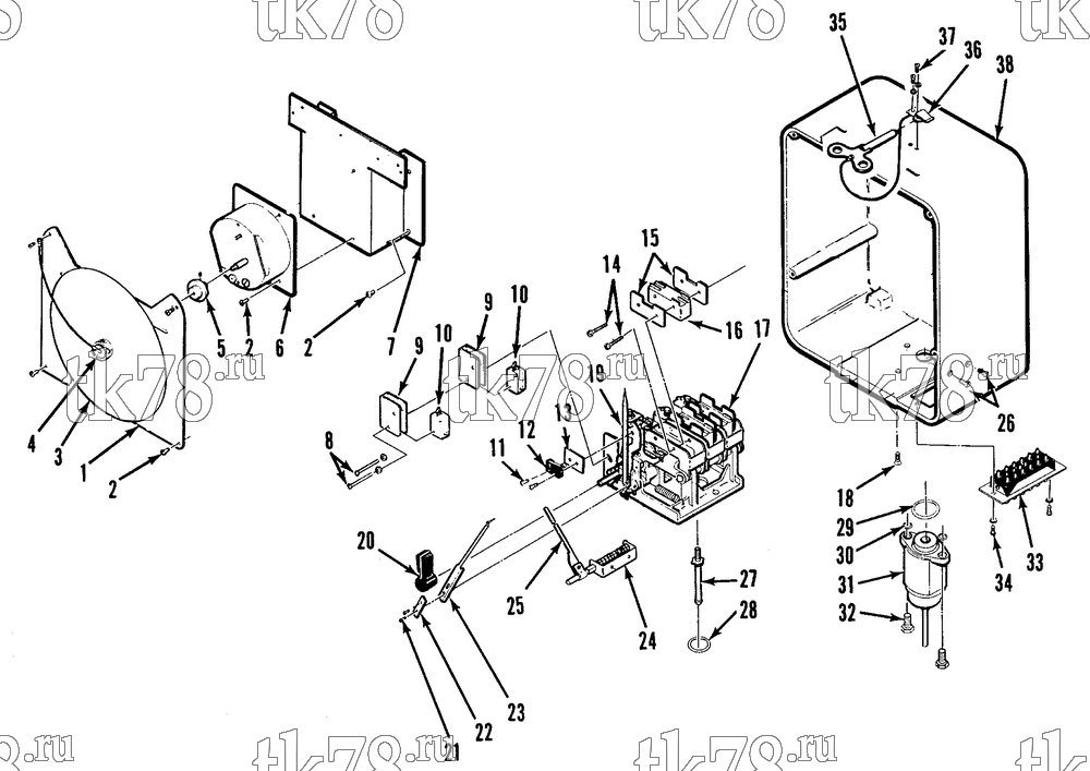 Каталог запчастей для Thermo King Recording Themostat & Thermometer THERMOSTAT ASSEMBLY - 31 DAY