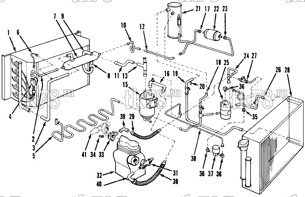 Каталог запчастей для Thermo King MD-I REFRIGERATION COMPONENTS