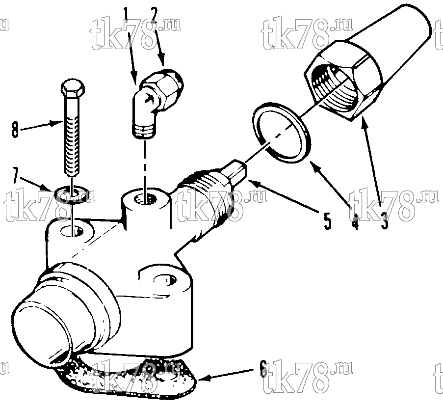Каталог запчастей для Thermo King MD-II TCI SERVICE VALVE - SUCTION