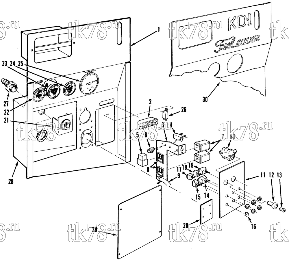 Каталог запчастей для Thermo King  CONTROL BOX ASSEMBLY