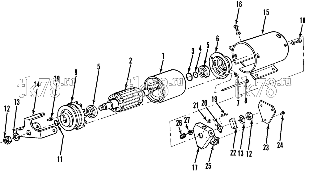 Каталог запчастей для Thermo King RMU ALTERNATOR ASSEMBLY