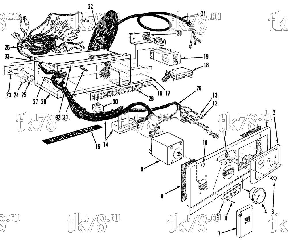 Каталог запчастей для Thermo King RMU-II CONTROL BOX ASSEMBLY (RMU-II M1, M2 & M3)