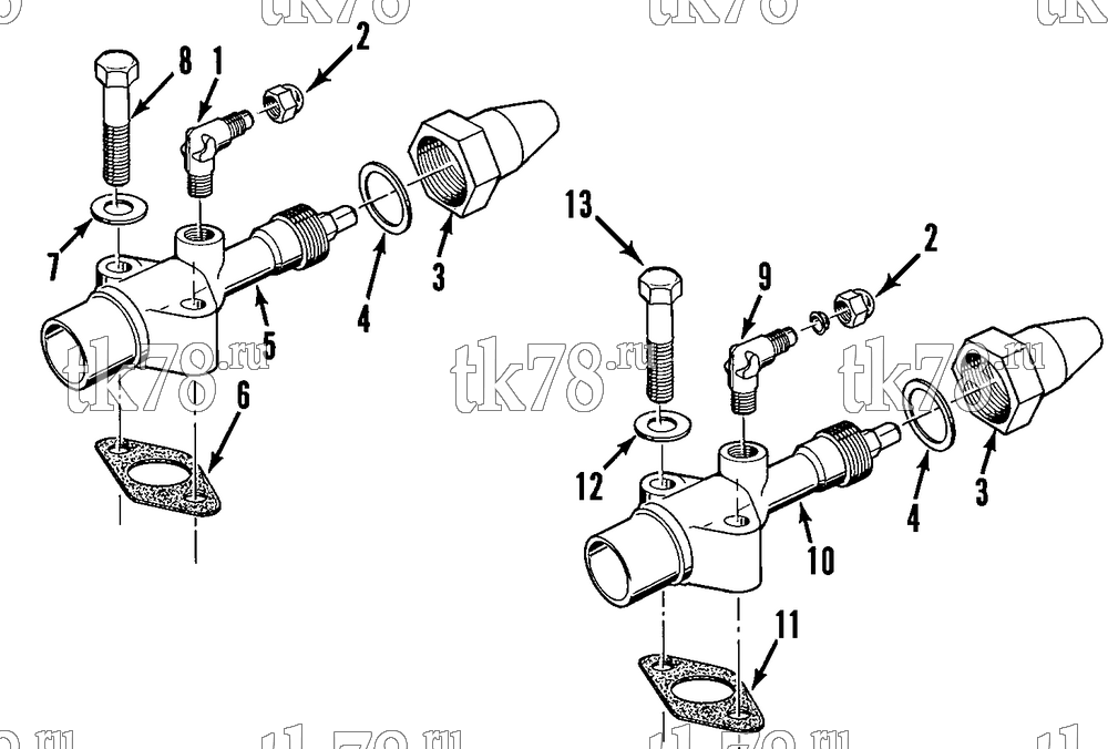 Каталог запчастей для Thermo King AM2 SUCTION SERVICE VALVE