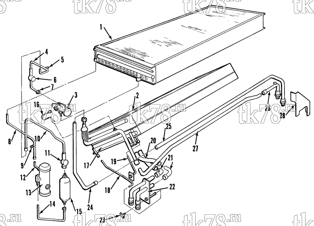 Каталог запчастей для Thermo King T1-M1, M2, M3 REFRIGERATION COMPONENTS
