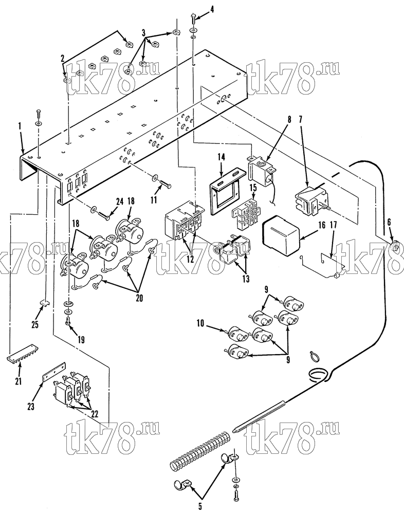 Каталог запчастей для Thermo King T1-M1, M2, M3 CONTROL PANEL ASSEMBLY