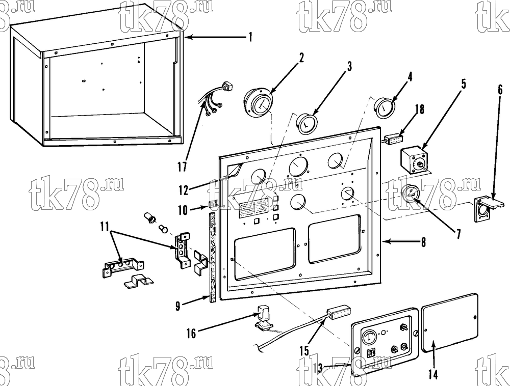 Каталог запчастей для Thermo King  CONTROL BOX (KD-I 30 SSIV)