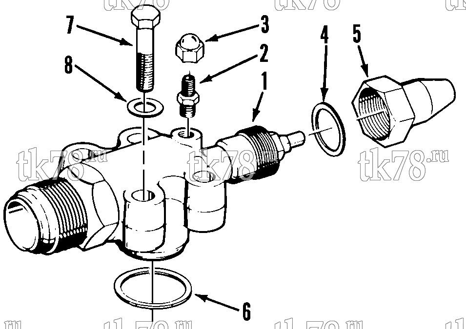 Каталог запчастей для Thermo King RMU-II SUCTION SERVICE VALVE