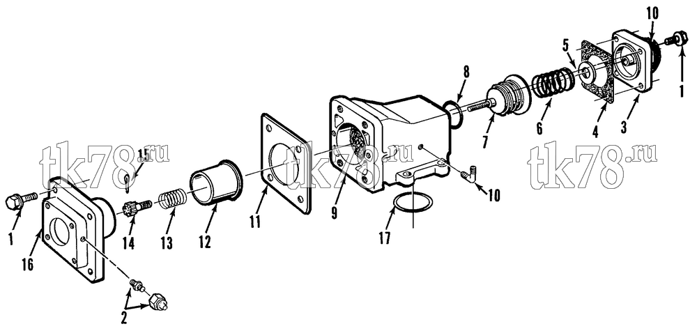 Каталог запчастей для Thermo King CF-II M1C THROTTLING VALVE ASSEMBLY