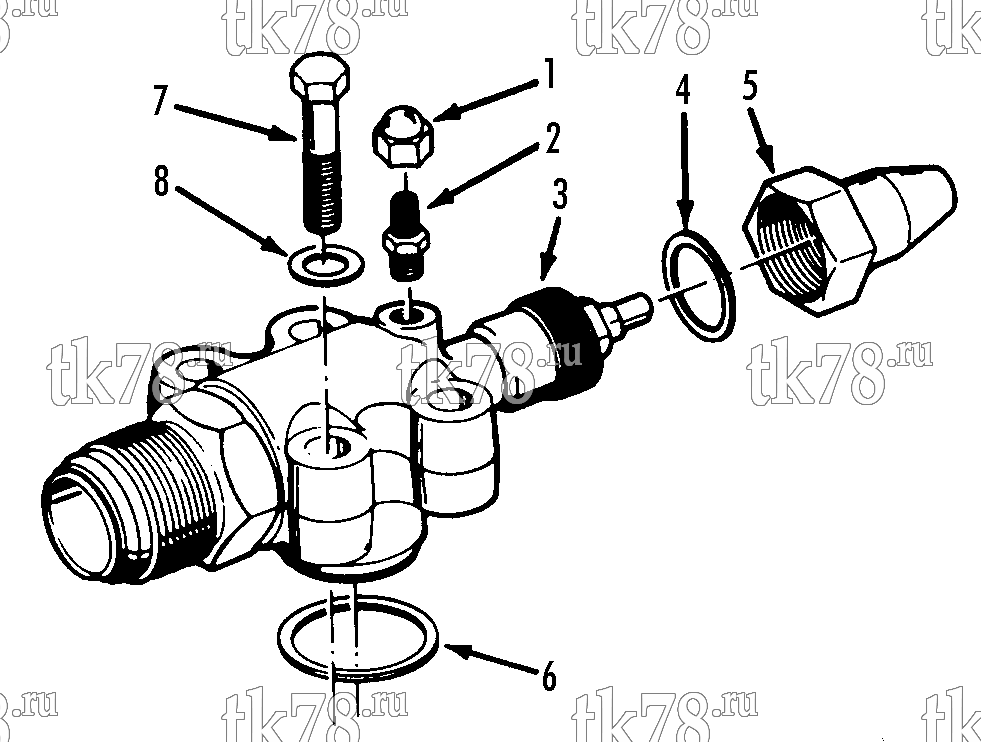 Каталог запчастей для Thermo King CF-II M1C SUCTION SERVICE VALVE