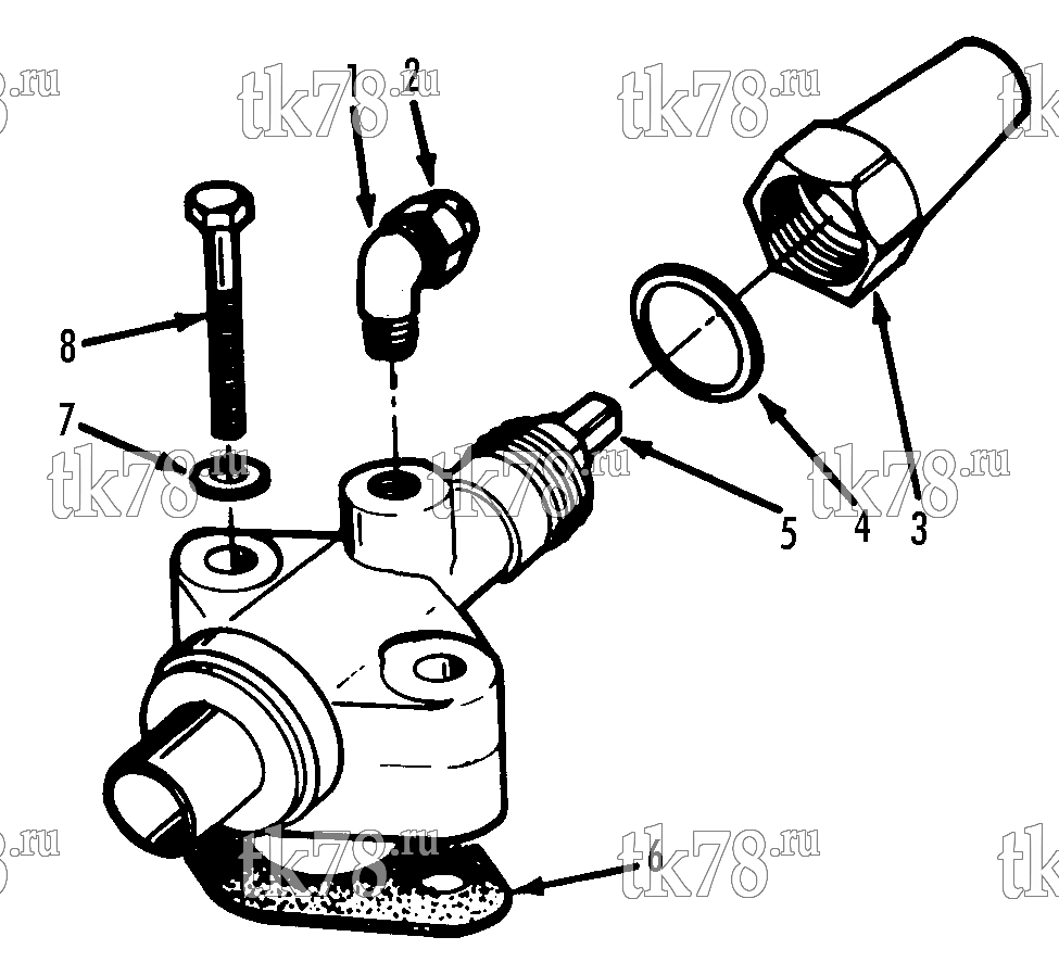 Каталог запчастей для Thermo King CF-II M1C DISCHARGE SERVICE VALVE