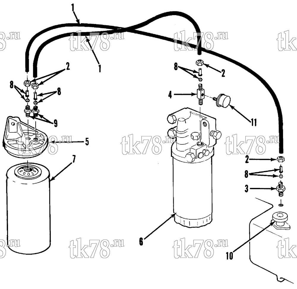 Каталог запчастей для Thermo King  BYPASS OIL FILTER