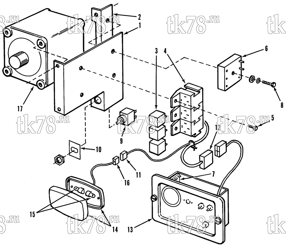 Каталог запчастей для Thermo King Sentry MAX w/di 2.2 Engine TEMPERATURE SENTRY ASSEMBLY