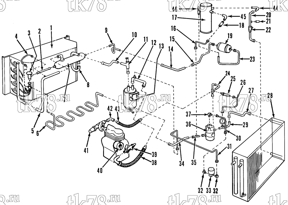 Каталог запчастей для Thermo King  REFRIGERATION COMPONENTS