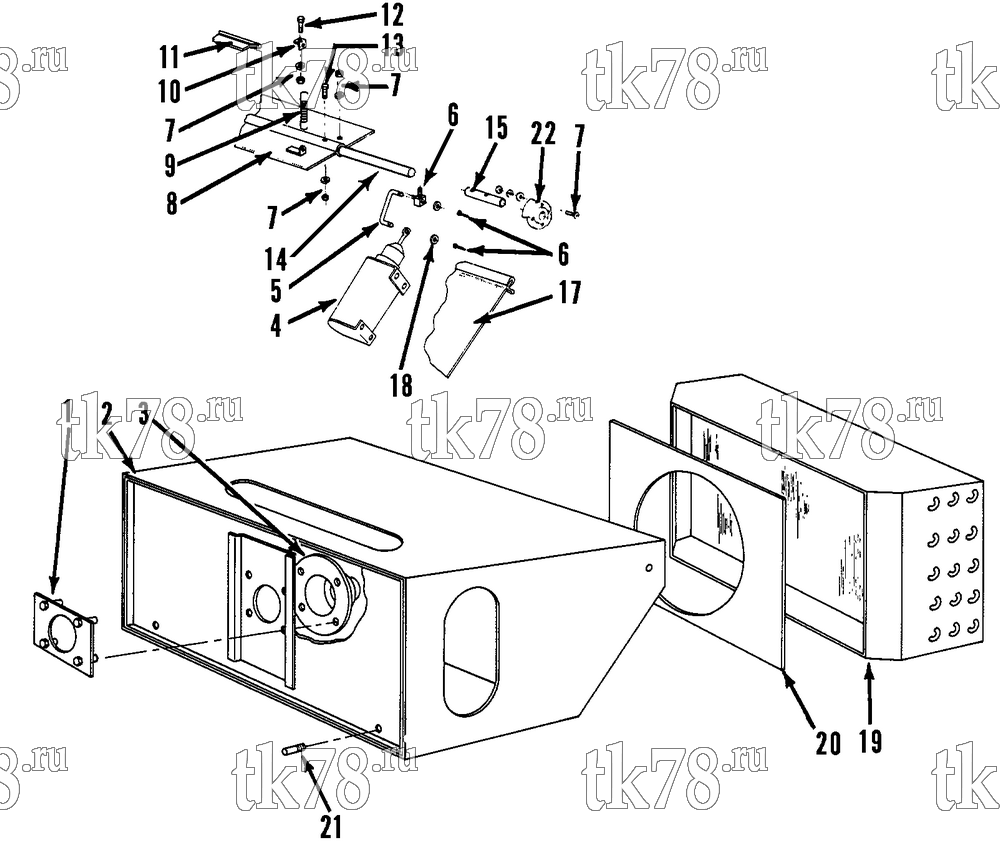 Каталог запчастей для Thermo King  EVAPORATOR GROUP