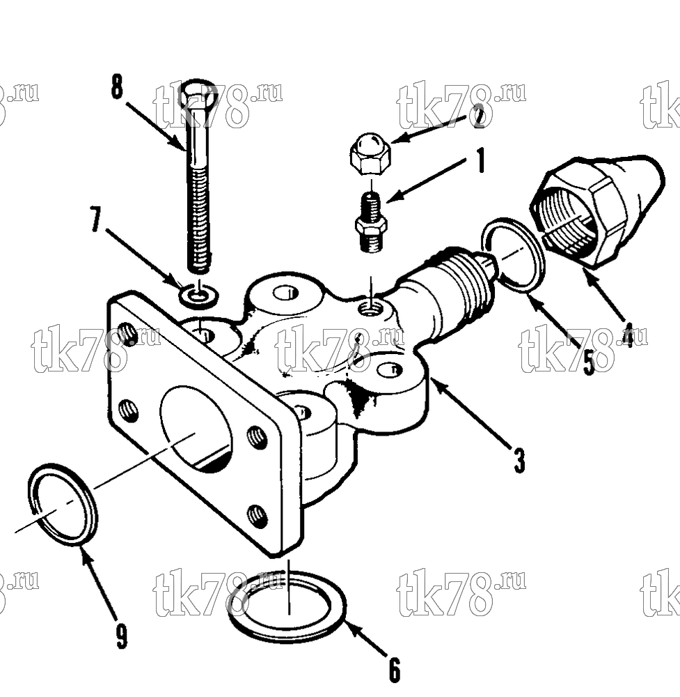Каталог запчастей для Thermo King URD 25DG SUCTION SERVICE VALVE