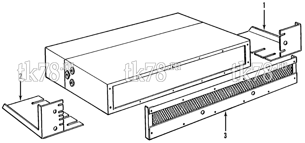 Каталог запчастей для Thermo King RMU-II AIR DISCHARGE COVERS (TOP DISCHARGE)