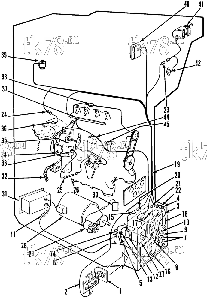 Каталог запчастей для Thermo King Sentry 30 & 50 1000, 1200, 2000 w/C201 Engine CYCLE SENTRY COMPONENTS (SENTRY 50)